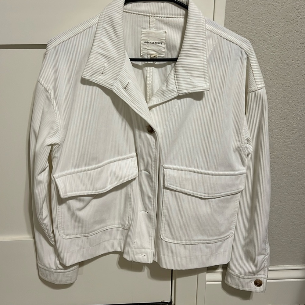 White Corduroy Jacket